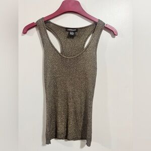 Vintage Y2K Takeout Gold Tank Top Woman’s size L